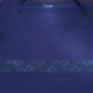 Anchor blue lace shirt